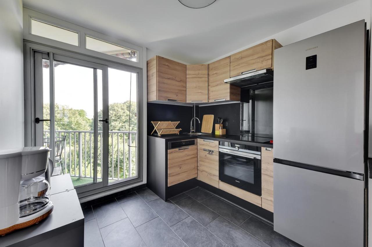 Chic Apart With Parking And Balcony Apartment Villeneuve-la-Garenne Exterior foto