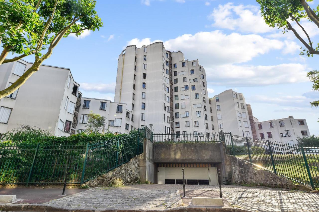 Chic Apart With Parking And Balcony Apartment Villeneuve-la-Garenne Exterior foto